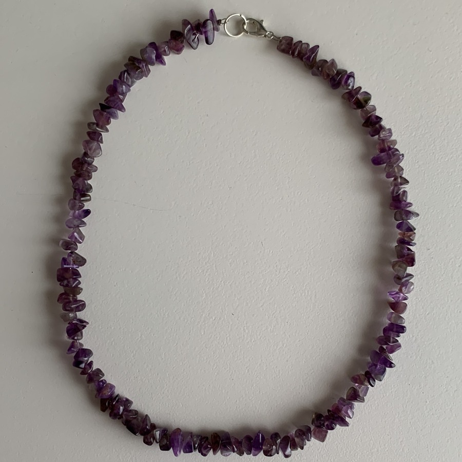 collar mujer amatista