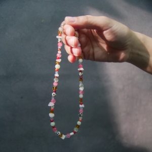 collar mujer pulken rosa